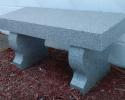 3' Gray bench