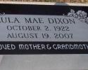 This is a 24" x 12" black flat marker with a flashed panel for holding your loved ones information.
